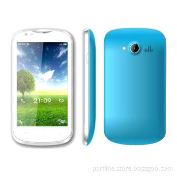 Smartphone with 3G, Qualcomm 8225 Dual Core, Android 4.0, Dual SIM Card, 4.0-inch Capacitive Screen